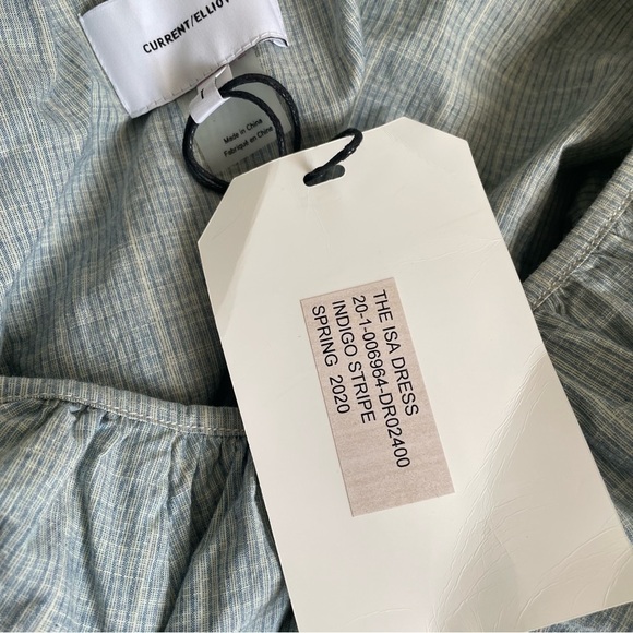 New Current Elliott country prairie coastal cottagecore Isa Dress balloon sleeve - Picture 6 of 7